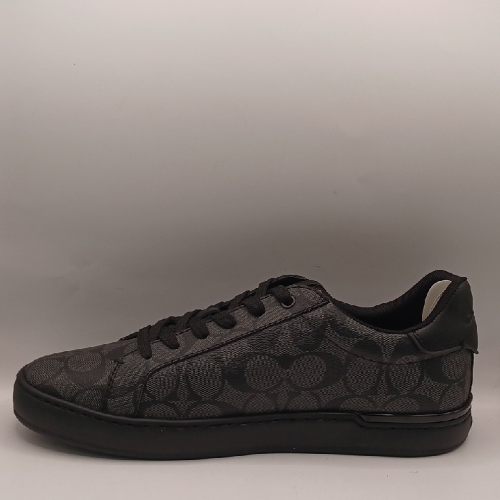 NEW Coach High Line Signature Sneaker-Charcoal/Black Men Size 9D US G4949 - Picture 11 of 16